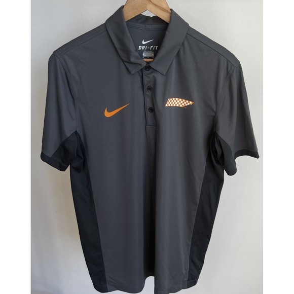 Nike Other - University of Tennessee Volunteers Nike Dri-Fit Gray Polo Shirt Adult Sz M VOLS